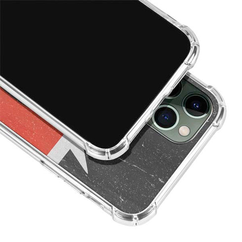 Kenya Flag Distressed iPhone 12 Pro Clear Case